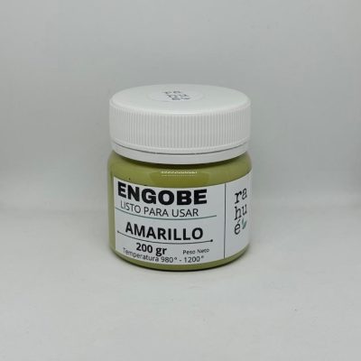 Engobe cerámico AMARILLO 200 gr  listo para usar