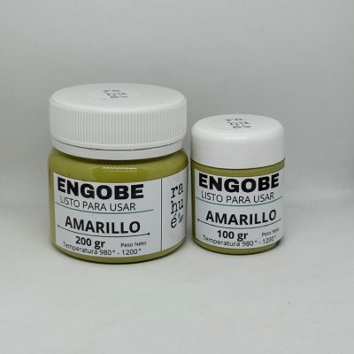 Engobe cerámico Rahué AMARILLO 100 gr / 200 gr Listo para Usar
