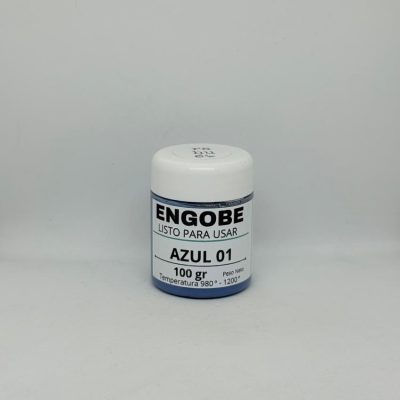 Engobe cerámico AZUL 01  100 gr listo para usar