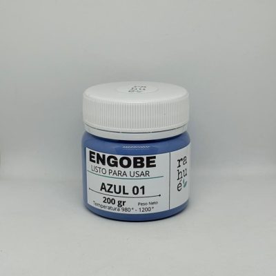 Engobe cerámico AZUL 01  200 gr listo para usar
