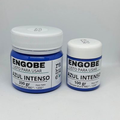 Engobe cerámico AZUL INTENSO 100 gr / 200 gr listo para usar