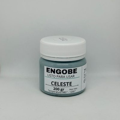 Engobe cerámico CELESTE 200 gr  listo para usar