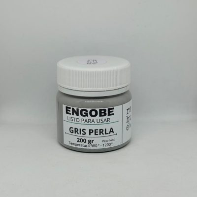 Engobe Rahué Gris Perla 200 gr listo para usar