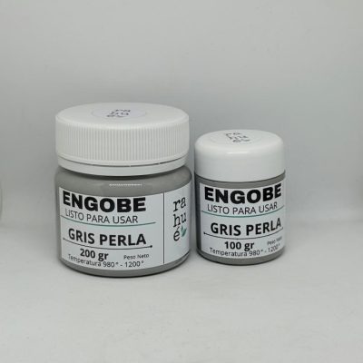 Engobe cerámico GRIS PERLA 100 gr / 200 gr listo para usar