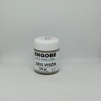 Engobe cerámico GRIS VISÓN 100 gr  listo para usar