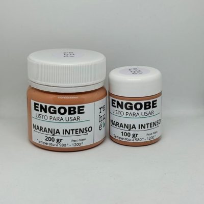 Engobe cerámico NARANJA INTENSO 100 gr / 200 gr listo para usar