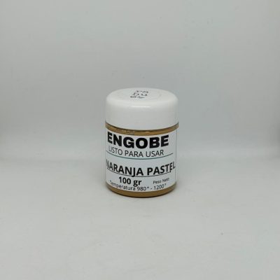 Engobe Cerámico Rahué NARANJA PASTEL 100 gr Listo para usar