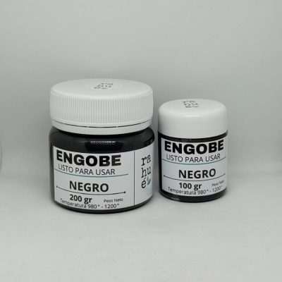 Engobe cerámico Rahué NEGRO 100 gr / 200 gr listo para usar