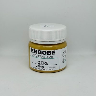 Engobe cerámico OCRE 200 gr  listo para usar
