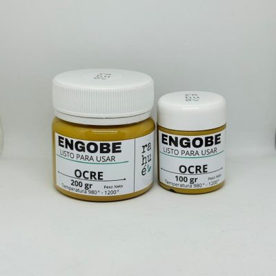 Engobe cerámico Rahué OCRE 100 gr / 200 gr listo para usar