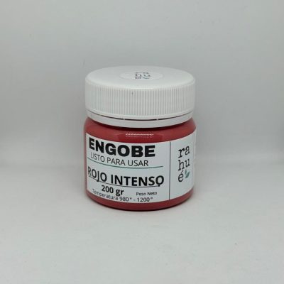 Engobe Rahué ROJO INTENSO 200 gr listo para usar
