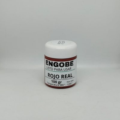 Engobe cerámico ROJO REAL 100 gr  listo para usar