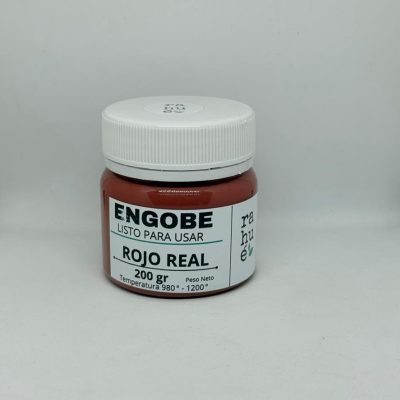 Engobe cerámico ROJO REAL  200 gr listo para usar