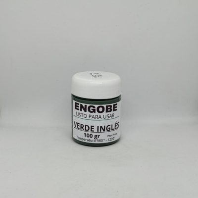 Engobe cerámico VERDE INGLÉS 100 gr  listo para usar