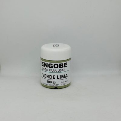 Engobe cerámico VERDE LIMA  100 gr listo para usar