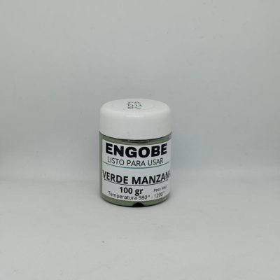 Engobe Cerámico Rahué VERDE MANZANA 100 gr listo para usar