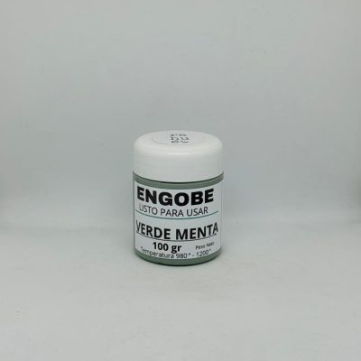 Engobe cerámico VERDE MENTA 100 gr listo para usar