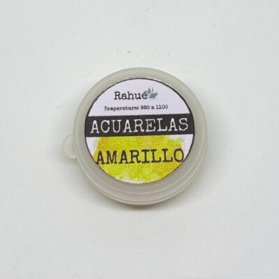 Acuarela Cerámica Rahué AMARILLO - Pástilla sólida