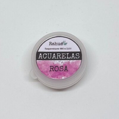 Acuarela cerámica Rahué ROSA - Pastilla Sólida