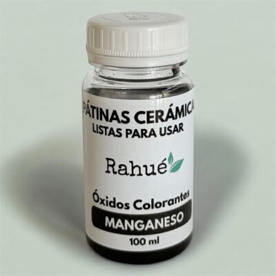 Pátina Cerámica Rahué MANGANESO - 100 ml Lista para Usar