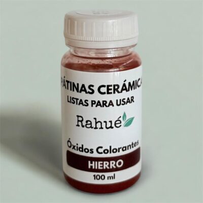 Pátina Cerámica Rahué HIERRO - 100 ml Lista para Usar