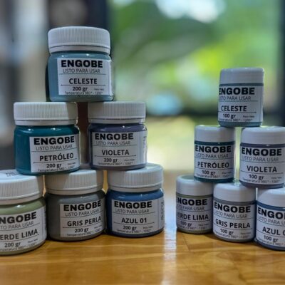 Kit BOREAL – Paleta de engobes tonos fríos