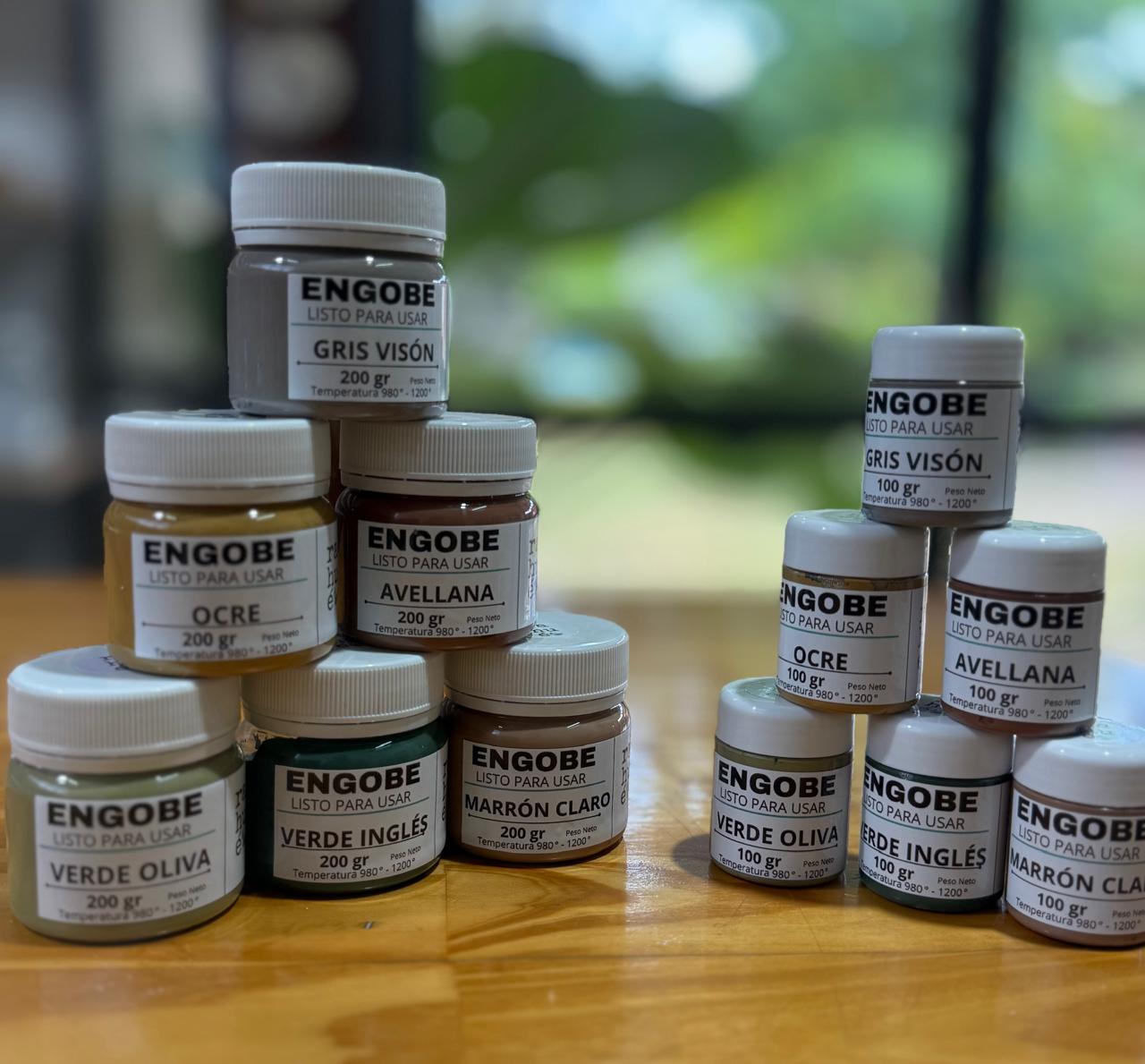 Kit BOSQUE - Paleta de engobes tonos tierra