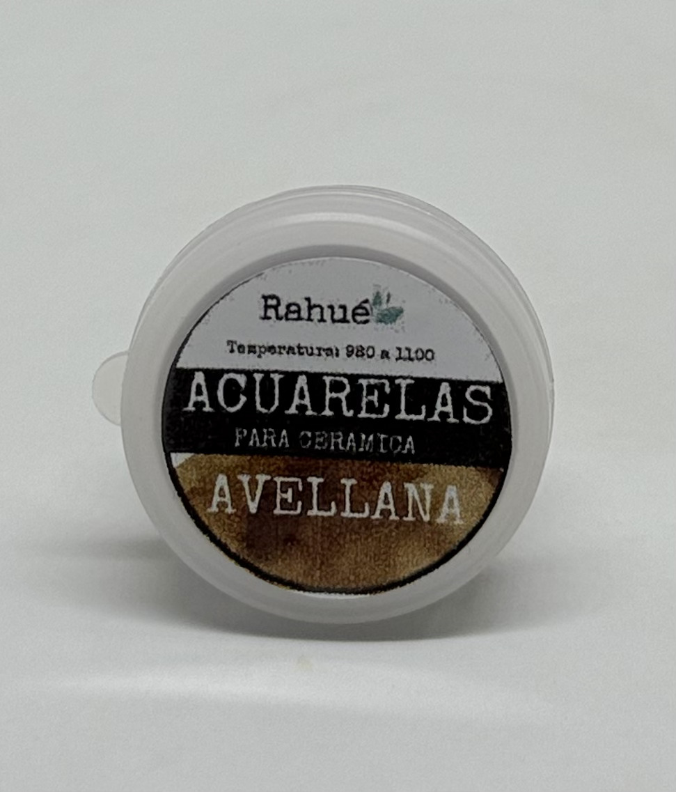 Acuarela cerámica Rahué AVELLANA- Pastilla sólida