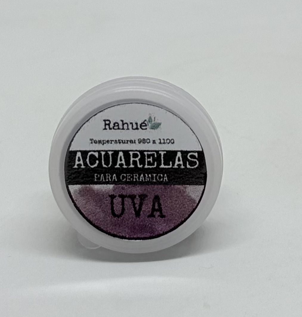 Acuarela cerámica Rahué UVA - Pastilla sólida