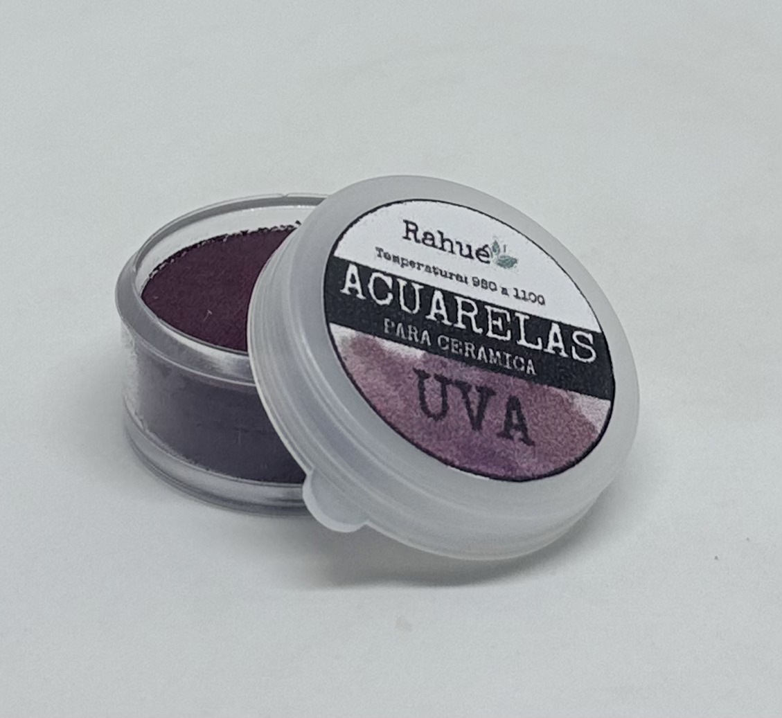 Acuarela cerámica Rahué UVA - Pastilla sólida - Imagen 3