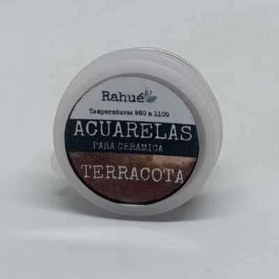 Acuarela cerámica Rahué TERRACOTA - Pastilla sólida
