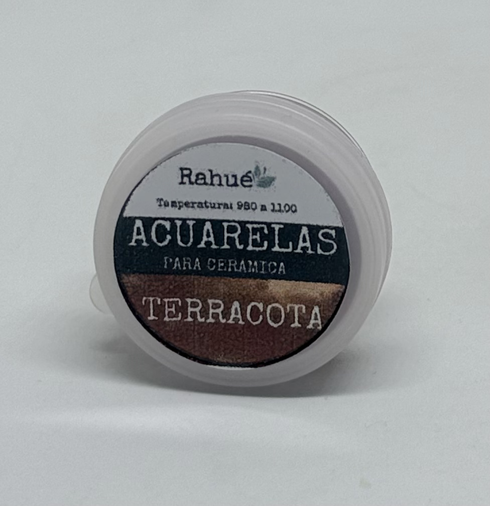 Acuarela cerámica Rahué TERRACOTA - Pastilla sólida