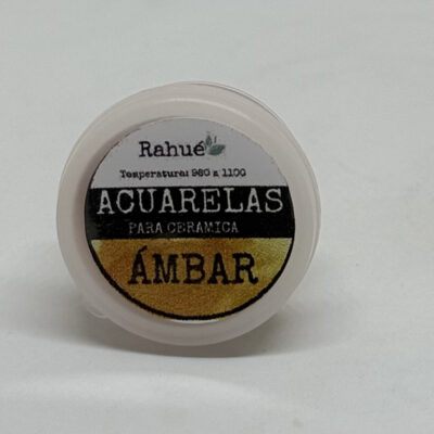 Acuarela cerámica Rahué ÁMBAR- Pastilla sólida