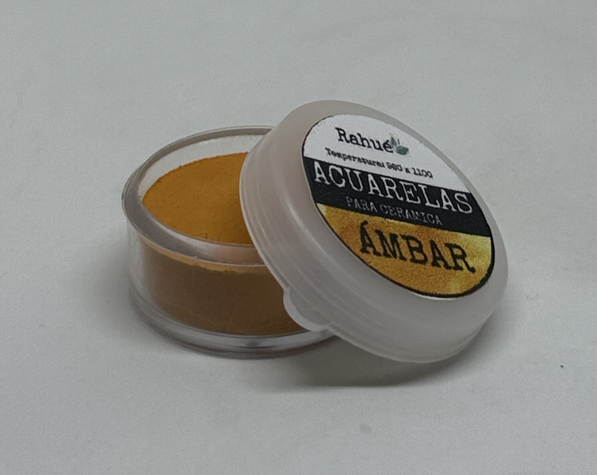 Acuarela cerámica Rahué ÁMBAR- Pastilla sólida - Imagen 3