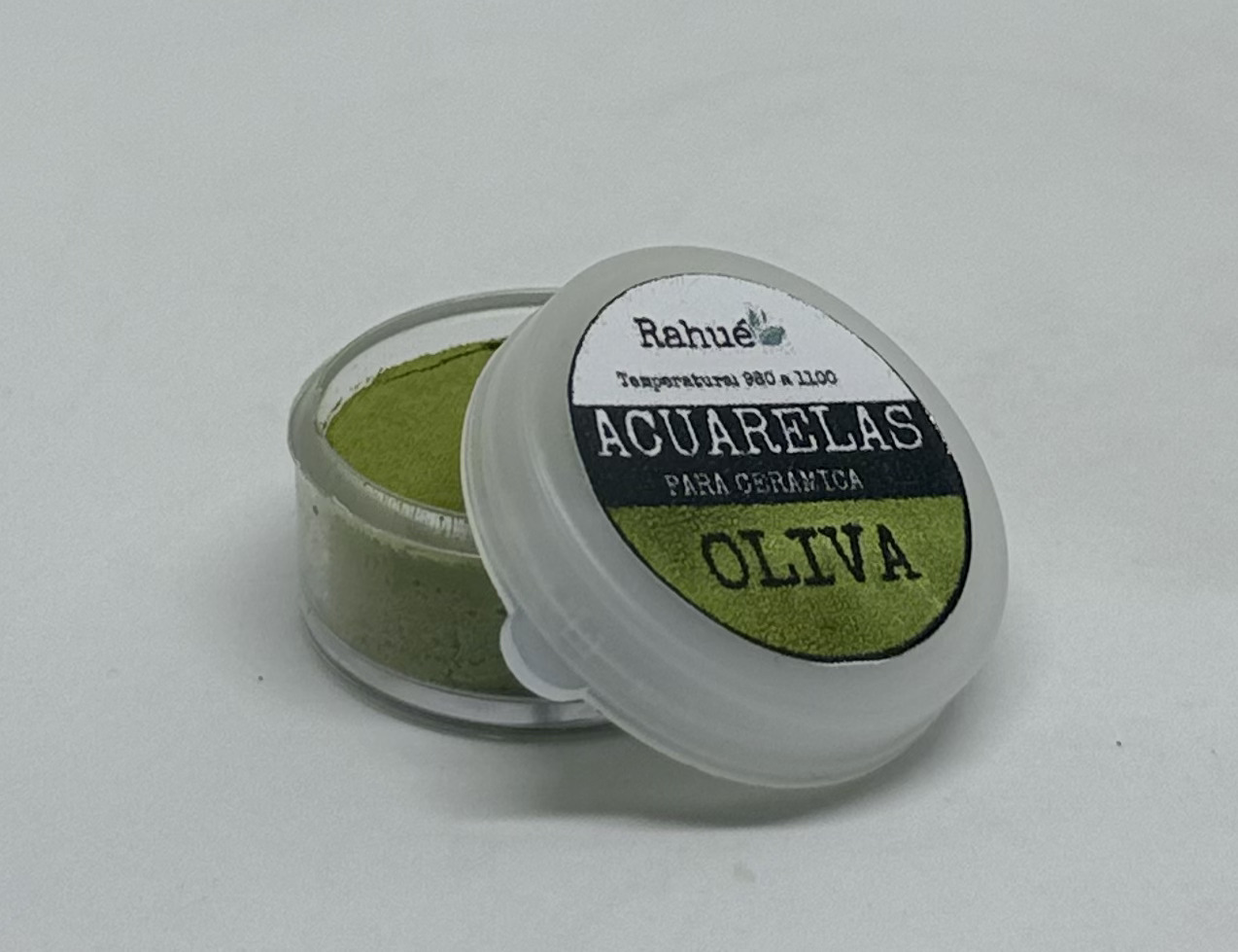 Acuarela cerámica Rahué OLIVA- Pastilla sólida - Imagen 3